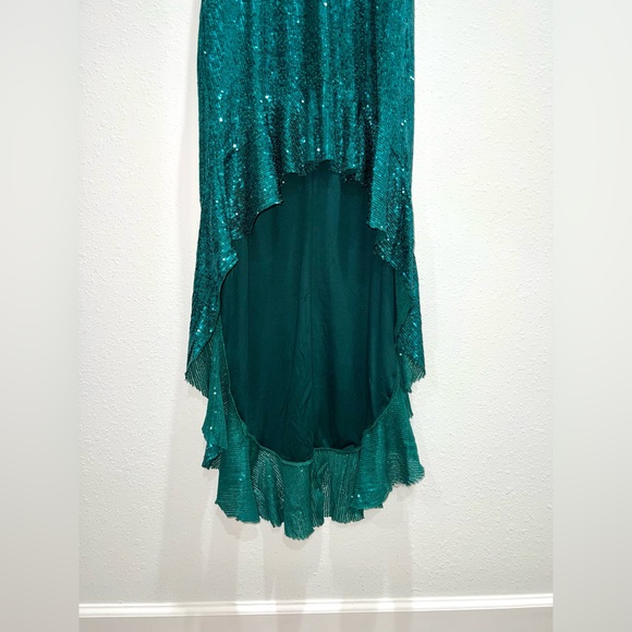 Southern Sweetheart High Low Dress -
Peacock Sequin - Picture 3 of 6